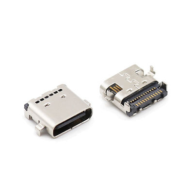 Tonący typ SMT USB żeńskie złącze typu C USB typu C 24-Szpilkaowe gniazdo