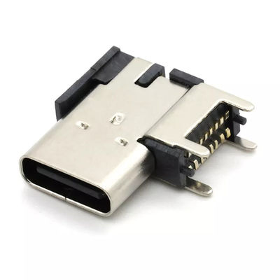 Pionowe boczne złącza USB 3.1 typu C Gniazdo żeńskie 16Pin