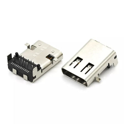 Złącze żeńskie USB ze stopu miedzi SMT Typ 24-pinowe gniazdo USB 3.1 C