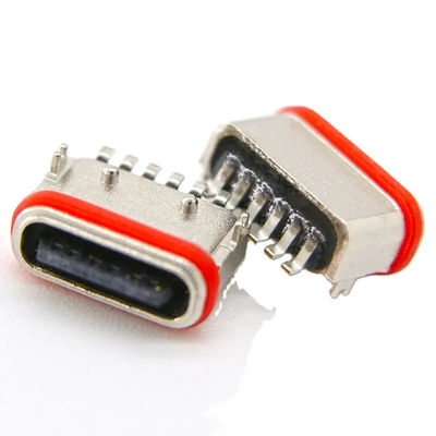 jakość  Female Horizontal SMT 6 Pin Connector USB3.0 USB3.1 For Charging fabryka