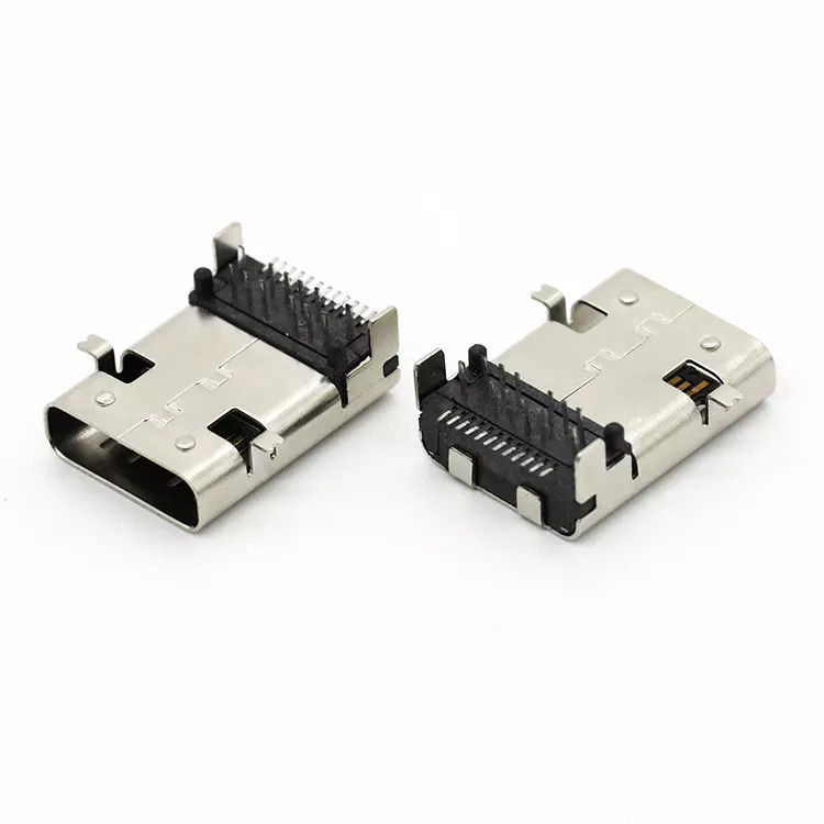 Złącze żeńskie USB ze stopu miedzi SMT Typ 24-pinowe gniazdo USB 3.1 C