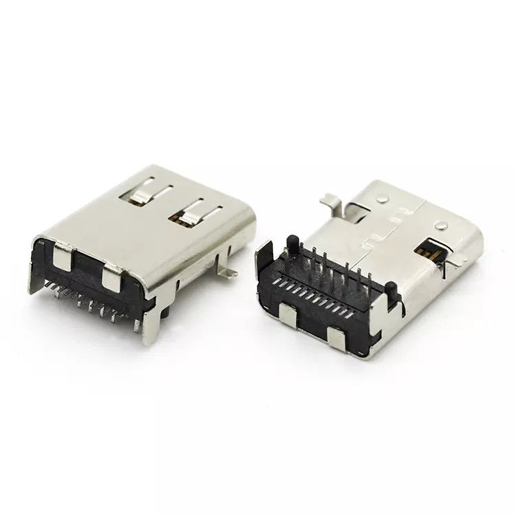Złącze żeńskie USB ze stopu miedzi SMT Typ 24-pinowe gniazdo USB 3.1 C