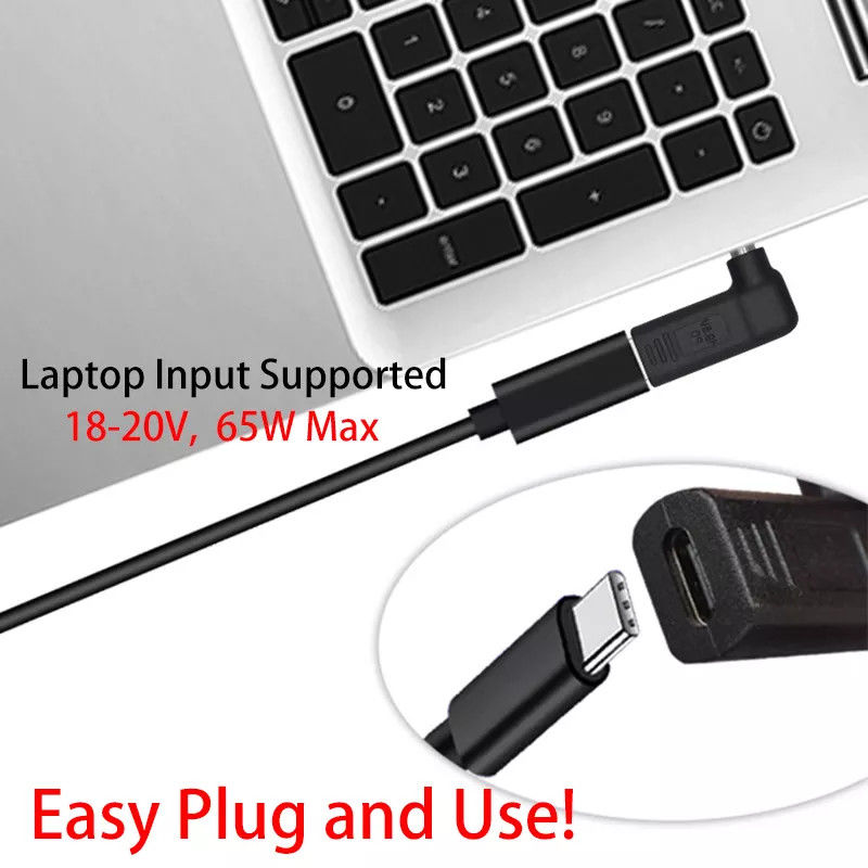 USB typu C żeński na DC 5525 męski konwerter PD Decoy parodia wyzwalacza wtyczki Jack