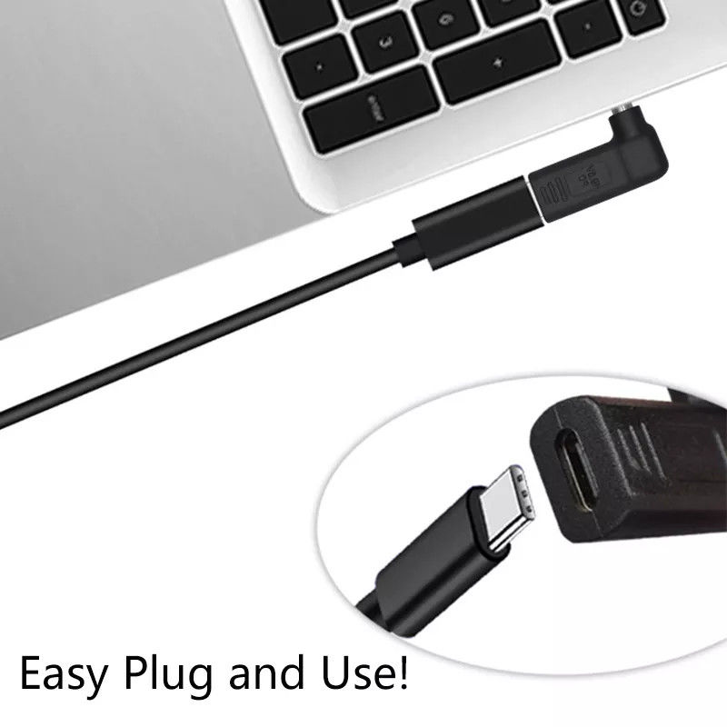100 W USB typu C żeński na DC 5,5 x 2,5 mm męskie złącze PD Szybkie szybkie ładowanie