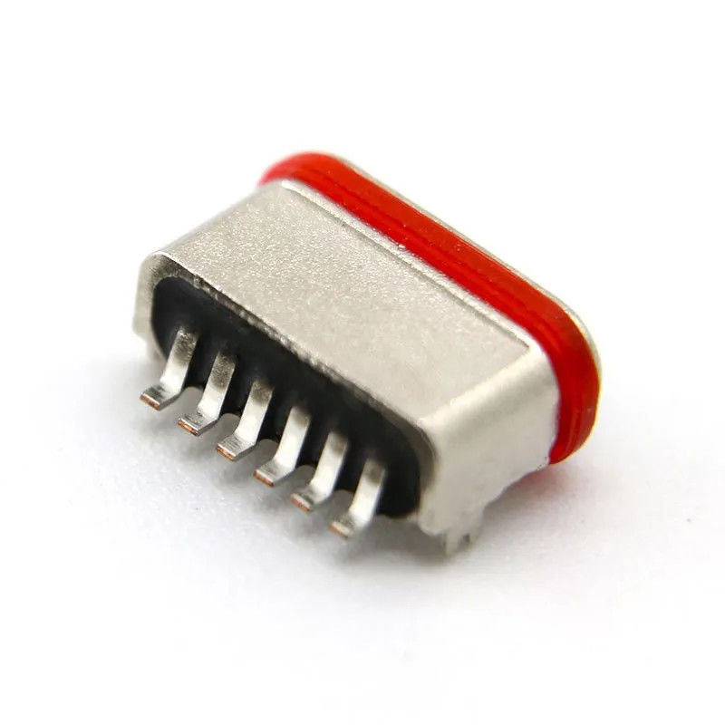 Żeńskie poziome złącze SMT 6-stykowe USB3.0 USB3.1 do ładowania