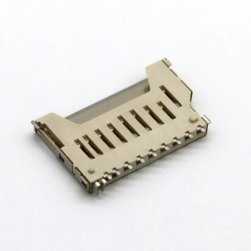 Krótki korpus 9-pinowe złącze karty pamięci SD Push Push Type Copper Shell