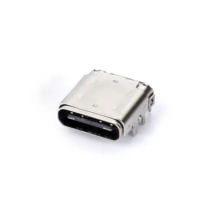 24 pin USB typu C Kobieta złącza DIP + SMT 3.4 przednia wtyczka i tylny patch do przewodu ładowania