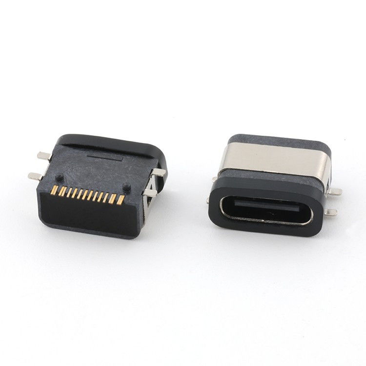 USB 16pin wodoodporny IPX8 typu C łącznik kobiecy SMT AC DC 5V napięcie nominalne