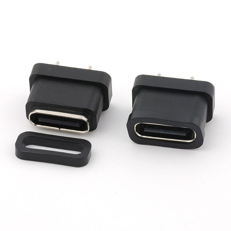 24Pin USB typu C Kobieta łącznik Typ pionowy IPX8 wodoodporny
