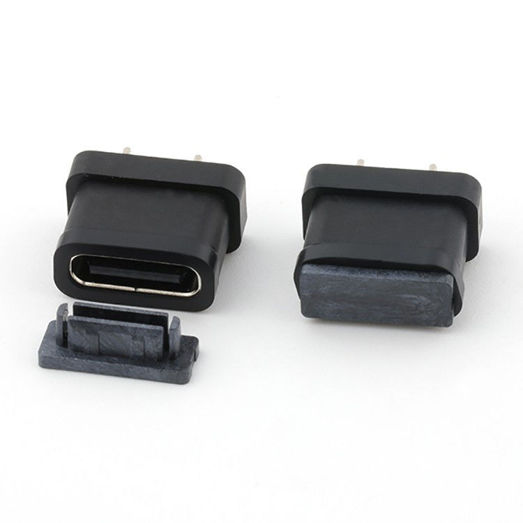 24Pin USB typu C Kobieta łącznik Typ pionowy IPX8 wodoodporny