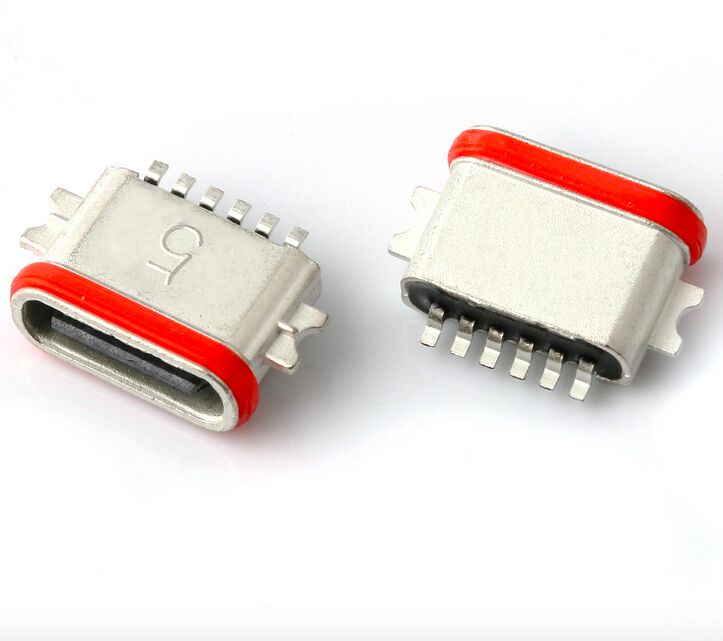 Profesjonalny producent wodoodpornych złączy USB Type C 6P Full SMT IP67 USB 3.1 SMD