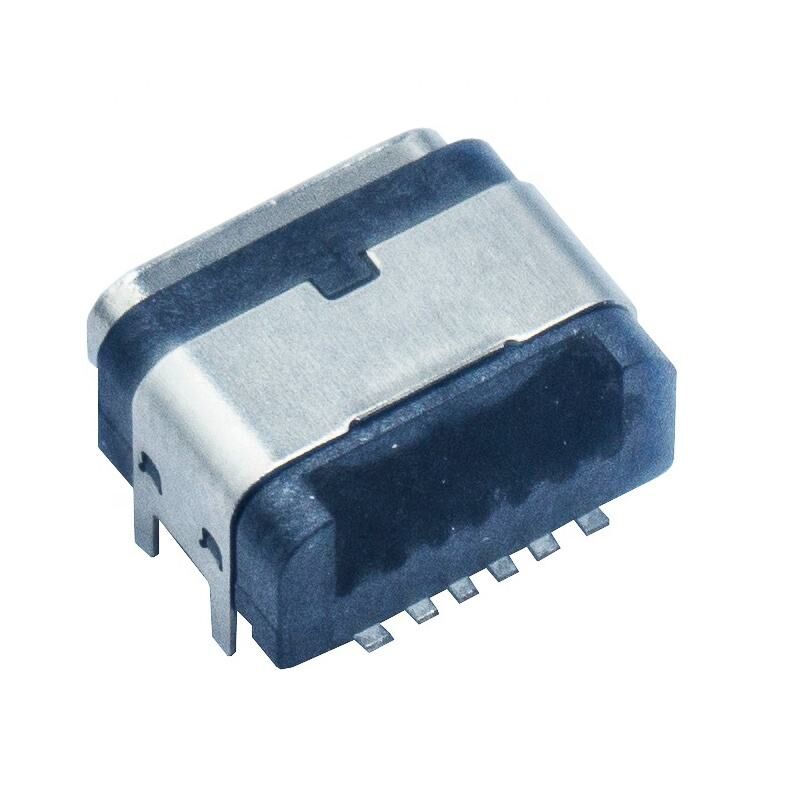 Wodoszczelny Panel Mount PCB 6 Pin Female USB Type C Connector