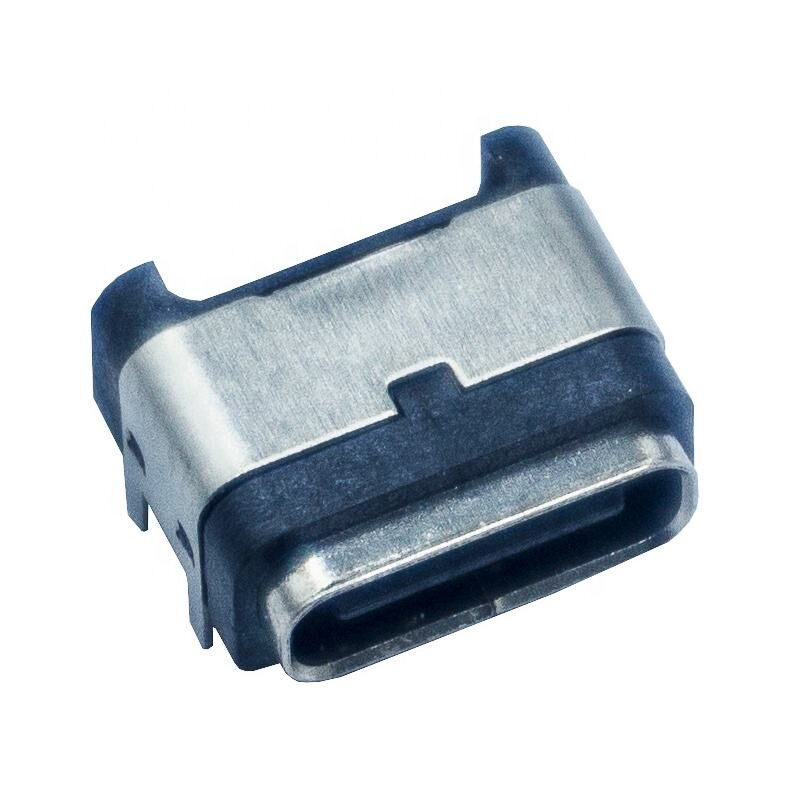 Wodoszczelny Panel Mount PCB 6 Pin Female USB Type C Connector