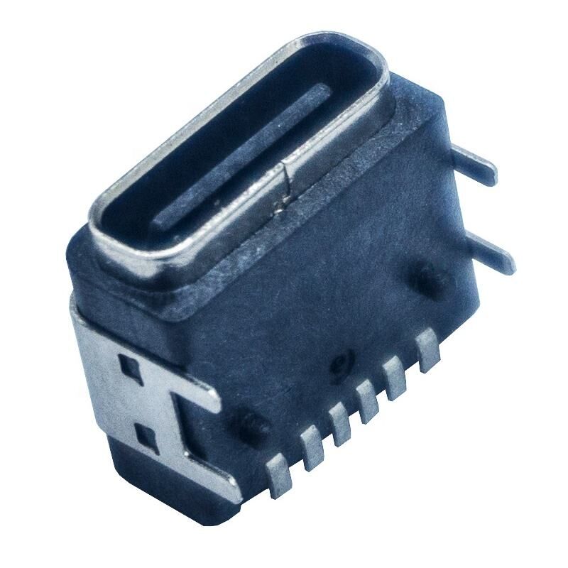 Wodoszczelny Panel Mount PCB 6 Pin Female USB Type C Connector
