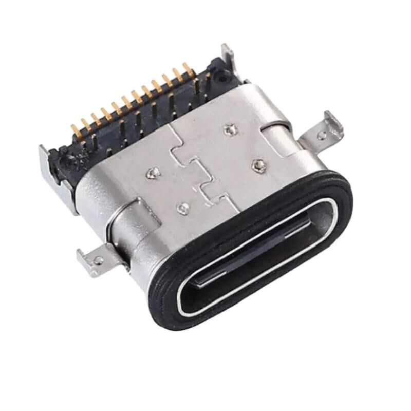 Wodoodporne złącze USB typu C IP67, Mid Mount, USB typu C 3.0 SMT, przelotowe, pionowe złącze USB