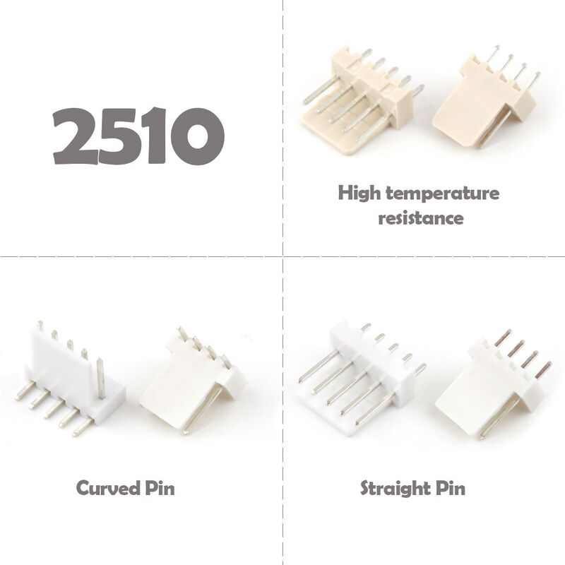 2.54 Włókno do płyty łącznik płytkowy Lcp pionowy 90 stopni Jst 2,5 mm Smt Pcb łącznik