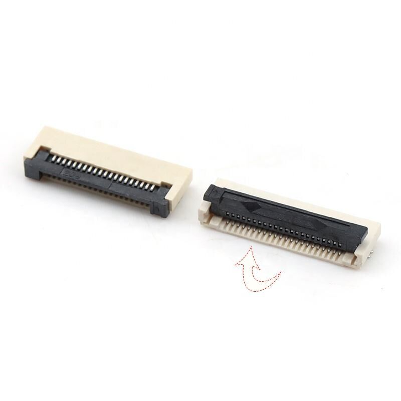 Złącze FPC poziome typu Flip-lock ZIF H2.0mm 4-60pin rastr 0.5mm Złącza FPC/FFC