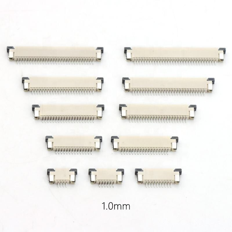 Złącze FPC 1,0 mm 4-40 pinów, typ SMT poziomy, styk górny