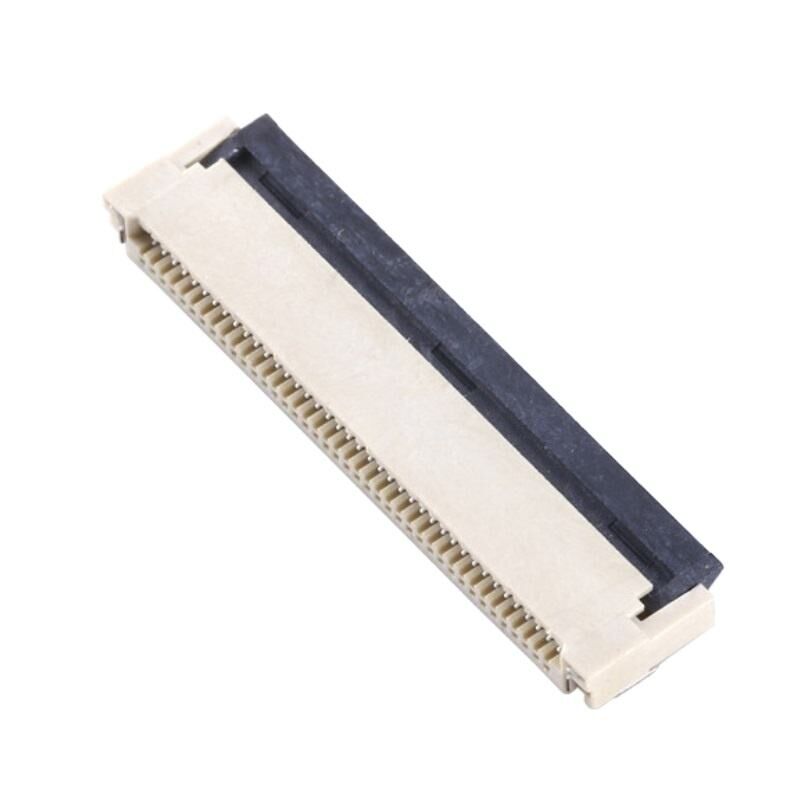 Złącze FPC typu ZIF z poziomym klipsem z tyłu, rozstaw 0,5 mm, 0,5 mm, 4-60 pinów