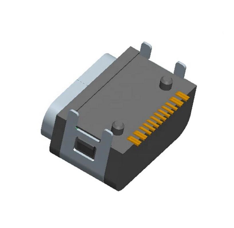 16pin USB Kobieta łącznik wodoodporny Type-c gniazdo SMT IPX7