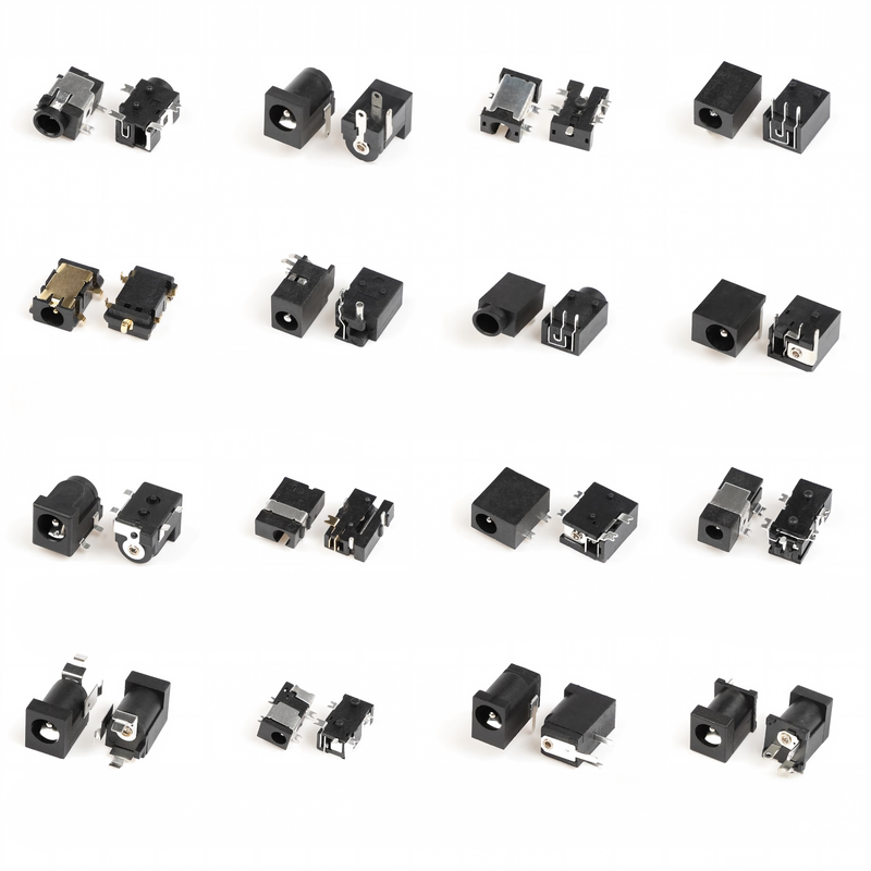 5 PIN DC-058-1.3mm DIP miedziana kontakt Nylon obudowa DC adapter zasilania wtyczka Jack kobiecy