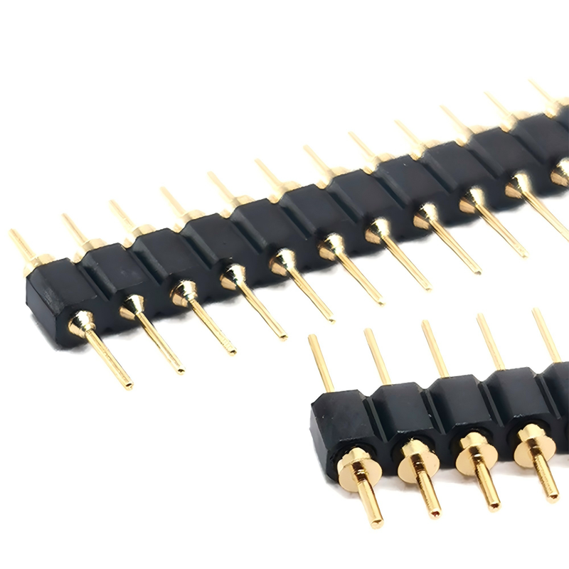 2.54mm Swiss Machine Rounded Female Header 4pin 16pin 20pin 32pin 40pin Round Pin Strip Dual Single Row Connector Plug Socket
