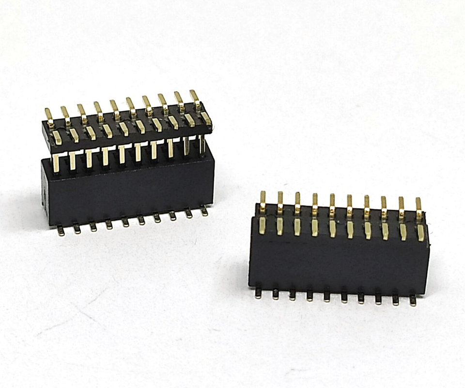 1.27mm Pitch 20 Pin Kobieta Mężczyzna SMT Typ PCB Socket Pin Header