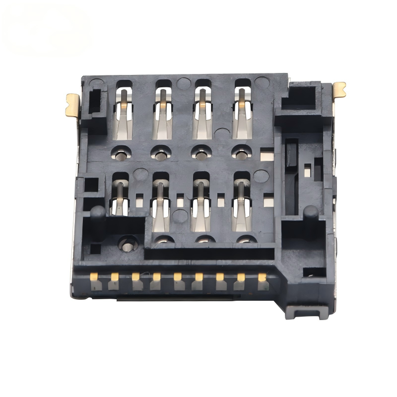 Przeciwprężająca powłoka ze stali nierdzewnej 5000 wkładek 8 pinów Micro SIM Socket Connector