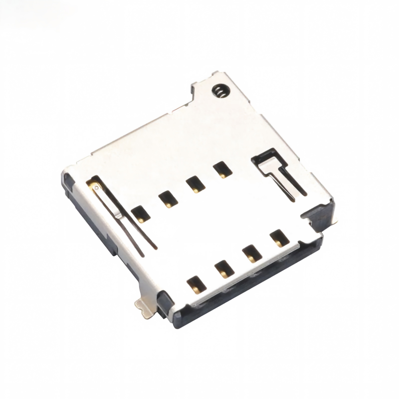 Przeciwprężająca powłoka ze stali nierdzewnej 5000 wkładek 8 pinów Micro SIM Socket Connector