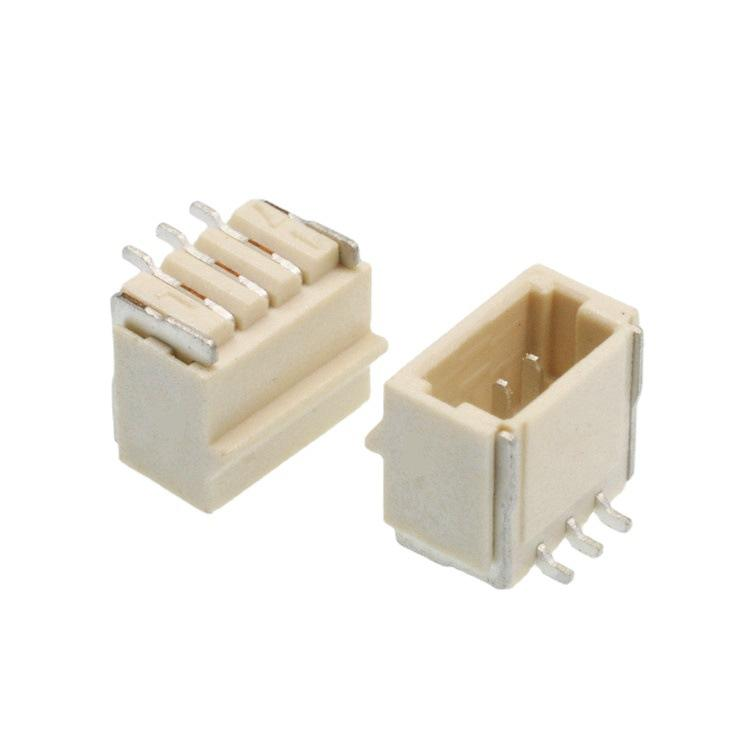 1.0mm Gniazdo Waferowe Poziome Pionowe Zaczep Łatka Uchwyt Pin Złącze z Brązu Fosforowego Odporne na Wysokie Temperatury