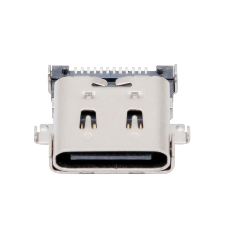 Dostosowane wodoodporne złącze żeńskie Type-C USB 3.2 40 Gb/s U4 24-pinowe SMT DIP PCB, pozłacane, prąd 5 A