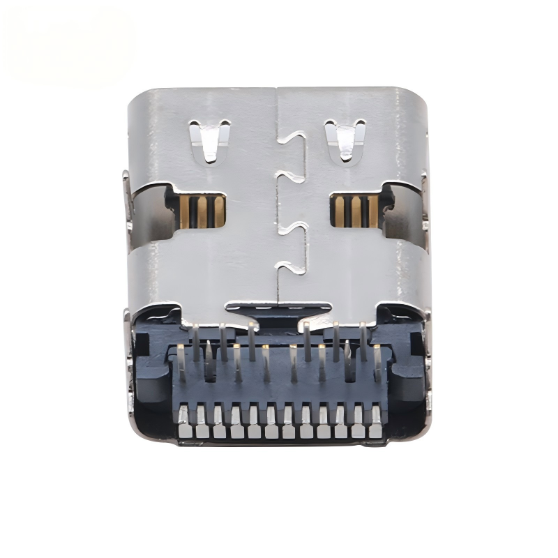 Dostosowane złącze USB 3.2 typu C 40 Gb/s, wodoodporne gniazdo U4, 24-pinowe SMT DIP PCB, złącze żeńskie/męskie – fabryka