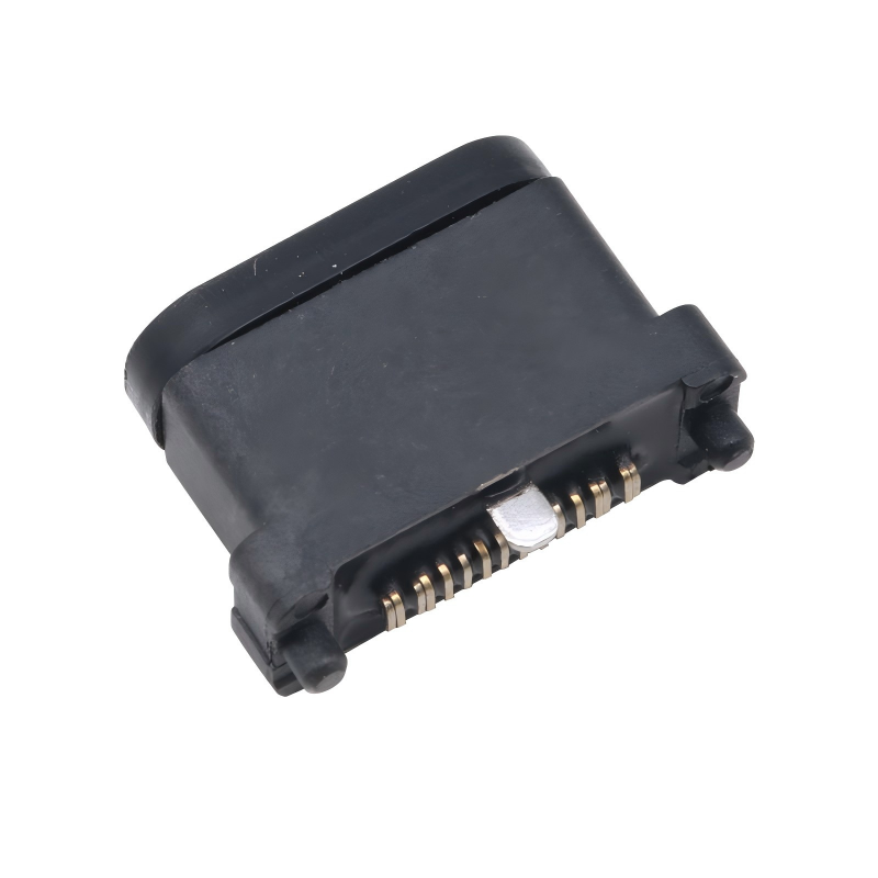USB 3.2 Typ-C 40 Gbps wodoodporny gniazdo U4 24 pin SMT DIP PCB Kobieta łącznik Złoto pokryte stali nierdzewnej 5A 100V AC