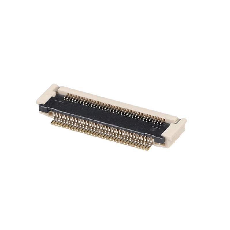 Pozłacane złącze FPCFFC o rozstawie 0,5 mm Poziome SMD 2,7H 10-68Pin 50 V 0,5 A