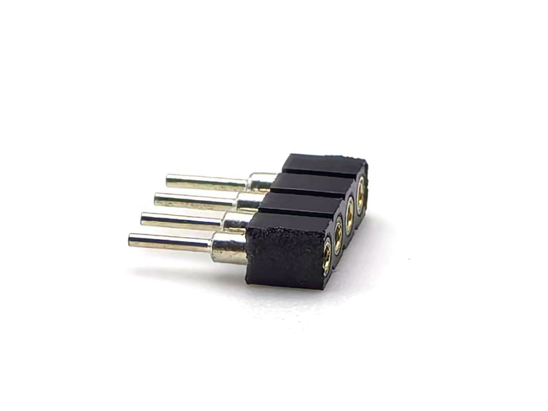 Złącze żeńskie DIN z mosiądzu o rastrze 2,54 mm, obudowa PPS H3,0 mm 1*4P do PCBA