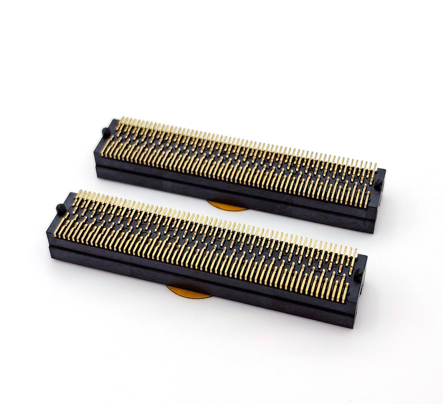 1.27mm żeńskie złącze komunikacyjne 4x25P H5.08 SMT typ Y w pełni pozłacane 1u do PCBA