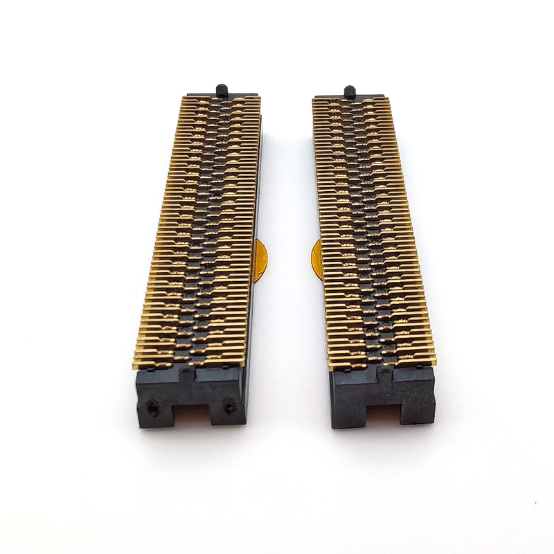 1.27mm żeńskie złącze komunikacyjne 4x25P H5.08 SMT typ Y w pełni pozłacane 1u do PCBA