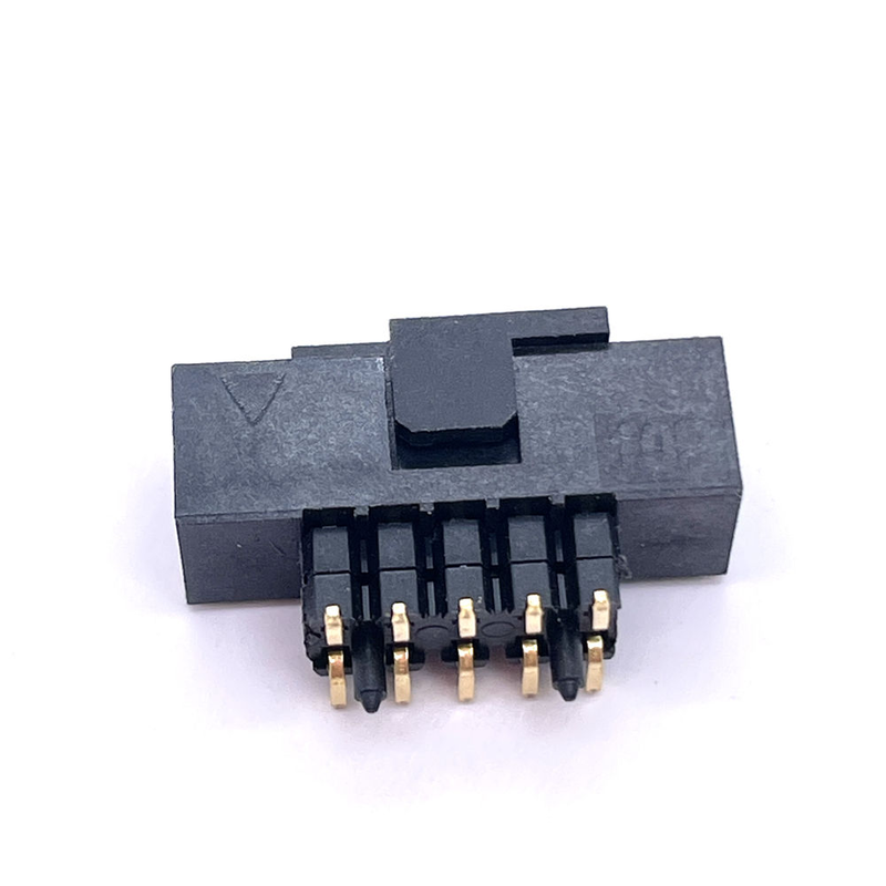 2.0mm Brass Right Angle Box Header PCB Connector for LED Lighting Equipment