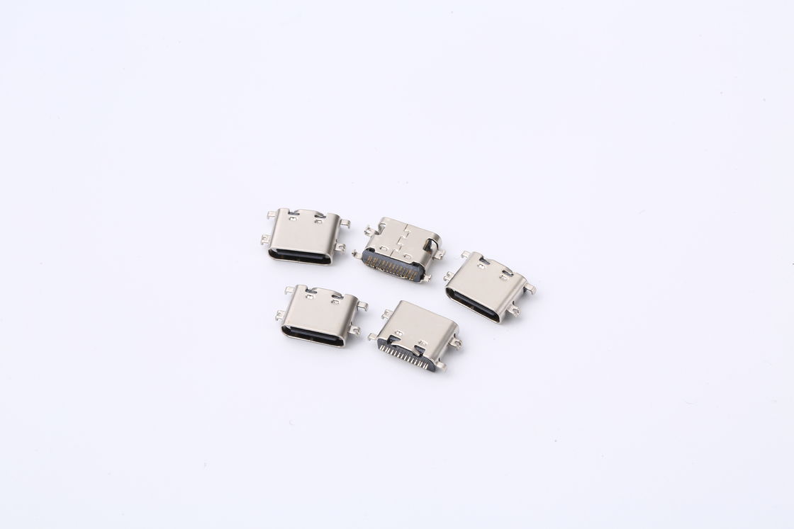 3.0 Złącze USB typu C Pcb 3.1mm 16-Szpilkaowe gniazdo żeńskie USB C do montażu środkowego