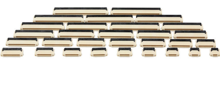 0.5mm Poziom Podwójne złącze FFC FPC 6-Szpilkaowe SMT do elektronicznego tagu
