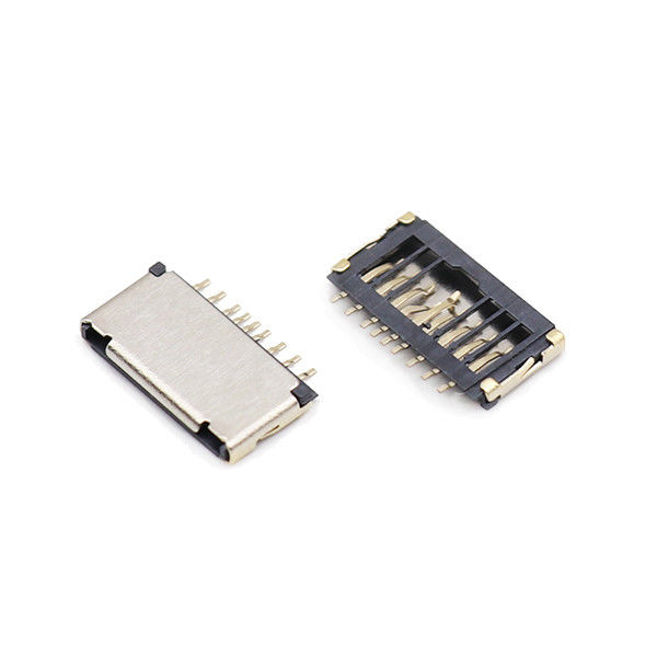 Skróć Typ UL94V-0 Gniazdo karty Micro SD Środkowy Szpilka Gniazdo karty TF 1,5 h