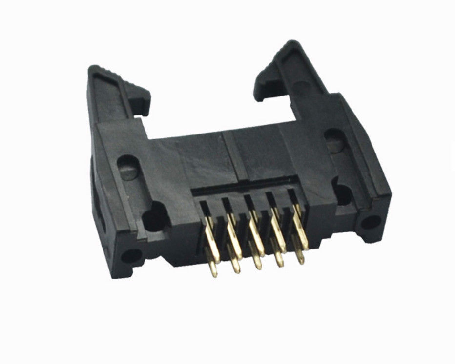 Pozłacana płytka PCB do złączy przewodów Wyrzutnik 2,0 mm Złącze męskie DIP IDC