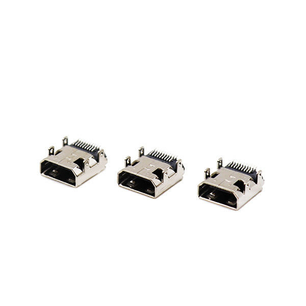 Pozłacane złącza kablowe Micro HDMI 19-stykowe złącze żeńskie typu DIP + SMT d