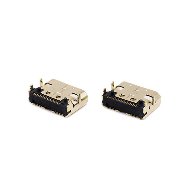 19-stykowe gniazdo Micro HDMI Złącze żeńskie typu LCP C do PCB
