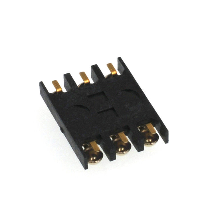 Kuliste odłamki 6-stykowe złącze gniazda karty SIM SMT 1,5 mm 2,0 mm wysokości