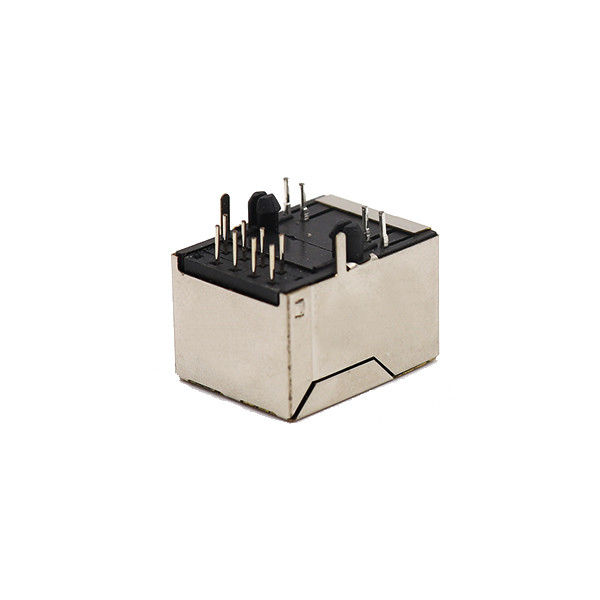 1x1 Port Ekranowane gniazdo żeńskie Złącze 8P8C RJ45 z modułowym gniazdem LED