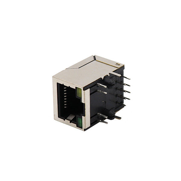 1x1 Port Ekranowane gniazdo żeńskie Złącze 8P8C RJ45 z modułowym gniazdem LED