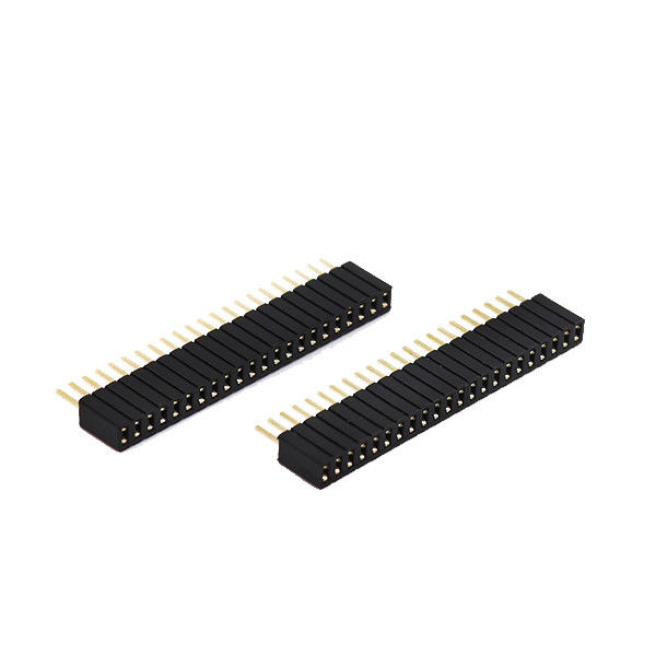 PCB 1,27 mm żeński nagłówek jednorzędowy prosty typ DIP