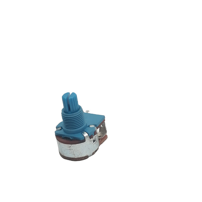 Potencjometr obrotowy 16 mm B500k 200 V z długością siłownika 9 mm