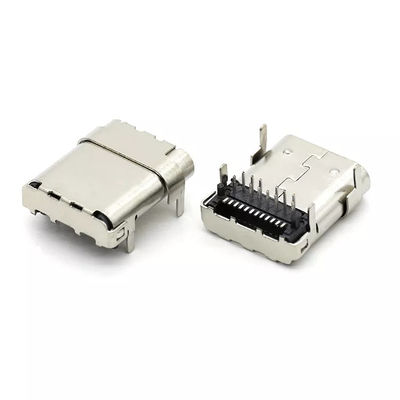 GÓRNE MOCOWANIE Przez otwór SMT Typ 24-pinowe złącze żeńskie USB 3.1 C do płytki drukowanej